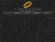 Tablet Screenshot of ilcrivellodoro.com